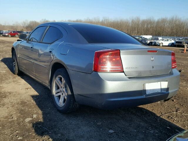 2B3KA43G27H680139 - 2007 DODGE CHARGER SE GRAY photo 3