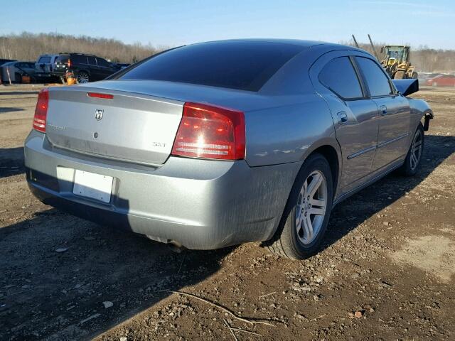 2B3KA43G27H680139 - 2007 DODGE CHARGER SE GRAY photo 4