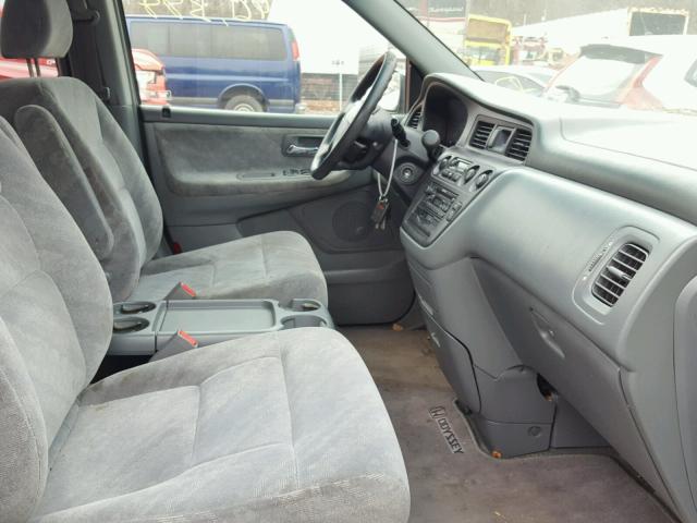 2HKRL18662H536194 - 2002 HONDA ODYSSEY EX GRAY photo 5