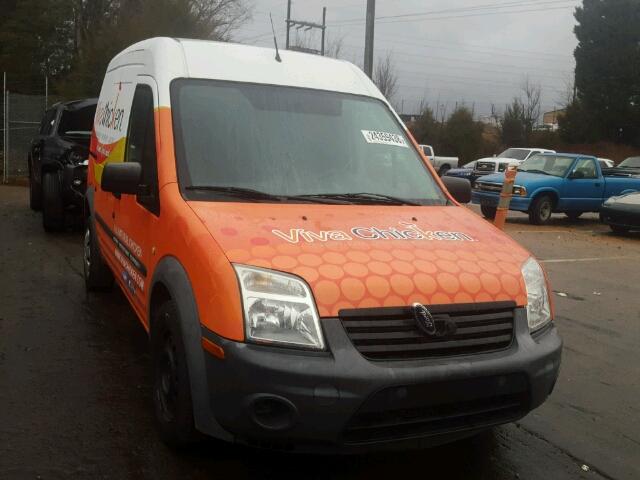 NM0LS7AN5DT142338 - 2013 FORD TRANSIT CO ORANGE photo 1