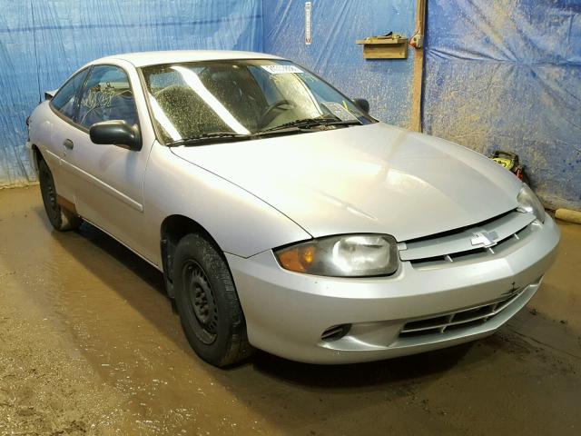 1G1JC12F337310635 - 2003 CHEVROLET CAVALIER SILVER photo 1