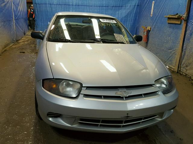 1G1JC12F337310635 - 2003 CHEVROLET CAVALIER SILVER photo 9