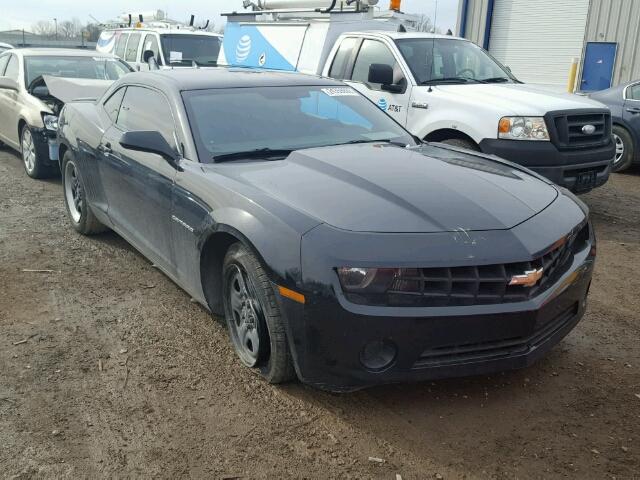 2G1FA1E3XD9246784 - 2013 CHEVROLET CAMARO LS BLACK photo 1