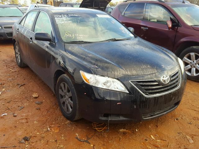 4T1BE46K27U572616 - 2007 TOYOTA CAMRY BLACK photo 1