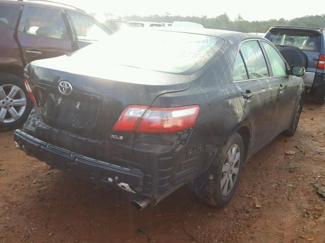 4T1BE46K27U572616 - 2007 TOYOTA CAMRY BLACK photo 4