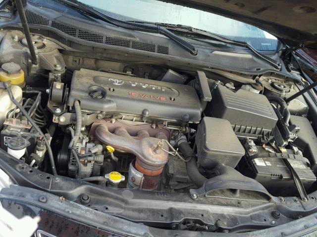 4T1BE46K27U572616 - 2007 TOYOTA CAMRY BLACK photo 7