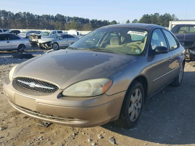 1FAFP52U93G241642 - 2003 FORD TAURUS LX GOLD photo 2