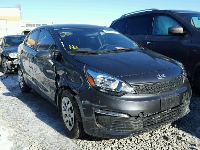 KNADM4A3XH6111957 - 2017 KIA RIO LX Մոխրագույն լուսանկար 1