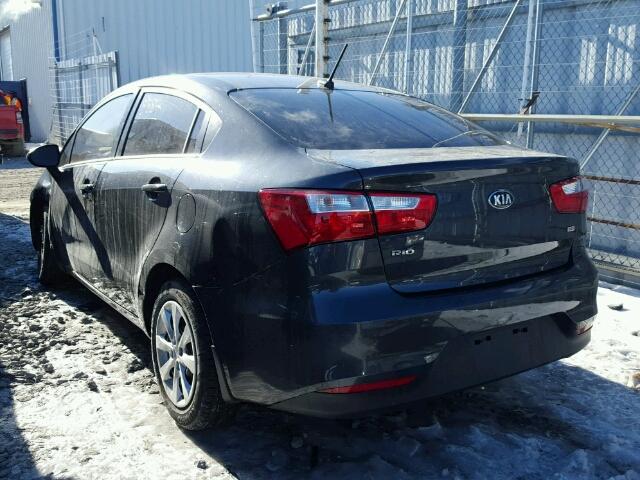 KNADM4A3XH6111957 - 2017 KIA RIO LX Մոխրագույն լուսանկար 3