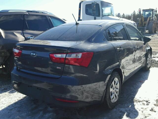 KNADM4A3XH6111957 - 2017 KIA RIO LX Մոխրագույն լուսանկար 4