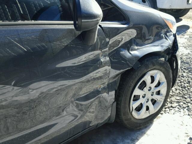 KNADM4A3XH6111957 - 2017 KIA RIO LX Մոխրագույն լուսանկար 9