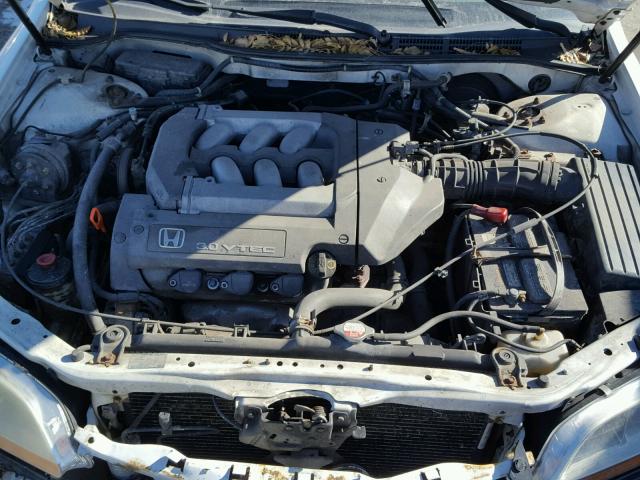 1HGCG16542A067460 - 2002 HONDA ACCORD EX WHITE photo 7