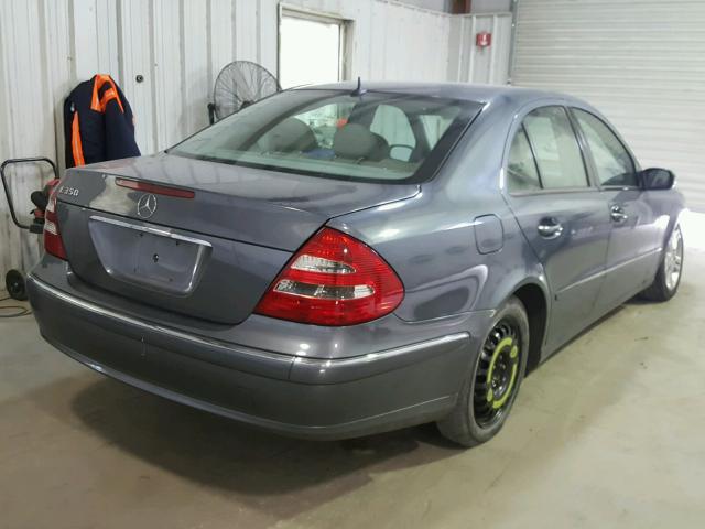 WDBUF56J96A939081 - 2006 MERCEDES-BENZ E 350 GRAY photo 4