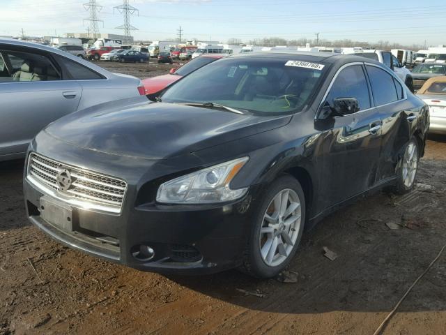 1N4AA5AP0AC849979 - 2010 NISSAN MAXIMA S BLACK photo 2