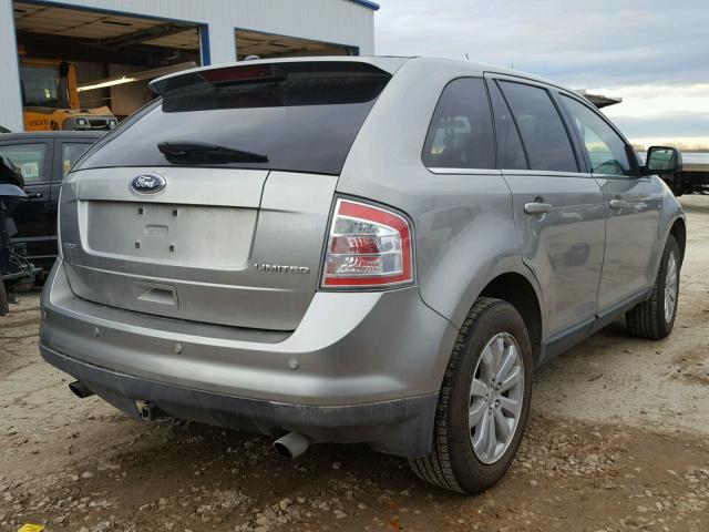 2FMDK39C58BB31084 - 2008 FORD EDGE LIMIT SILVER photo 4