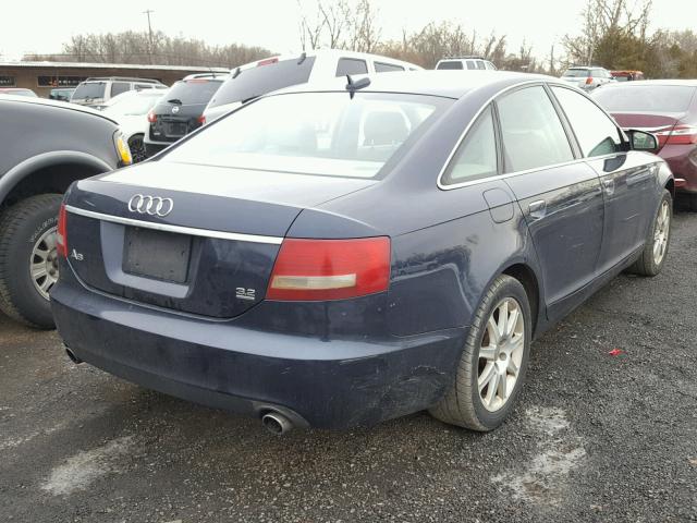 WAUDG74F75N110569 - 2005 AUDI A6 3.2 QUA BLUE photo 4