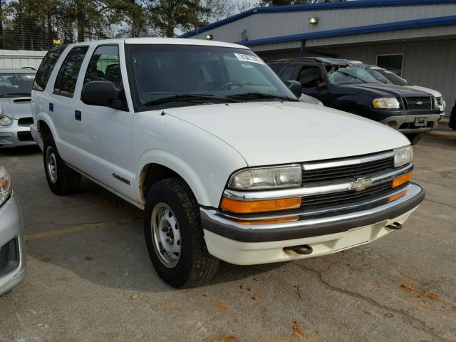 1GNDT13W1XK223538 - 1999 CHEVROLET BLAZER WHITE photo 1