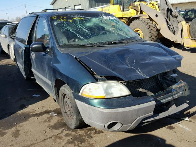 2FMZA51431BC18416 - 2001 FORD WINDSTAR L GREEN photo 1