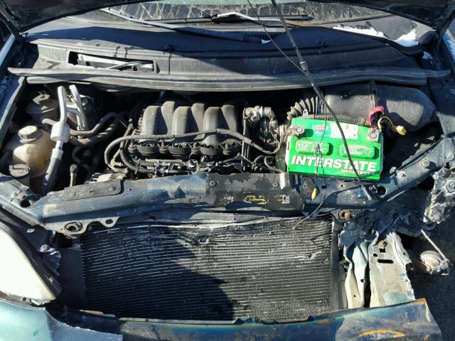 2FMZA51431BC18416 - 2001 FORD WINDSTAR L GREEN photo 7