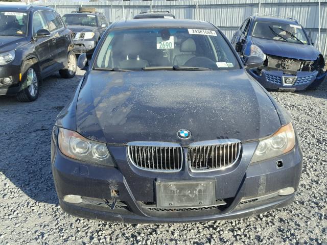 WBAVD33566KV61915 - 2006 BMW 330 XI BLUE photo 9