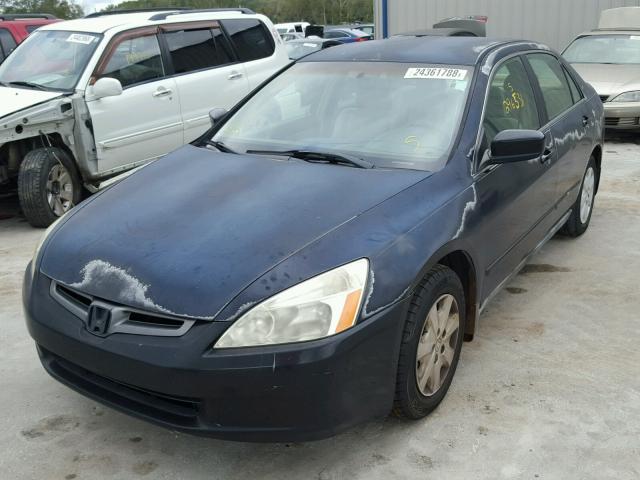 1HGCM56353A021541 - 2003 HONDA ACCORD LX BLACK photo 2