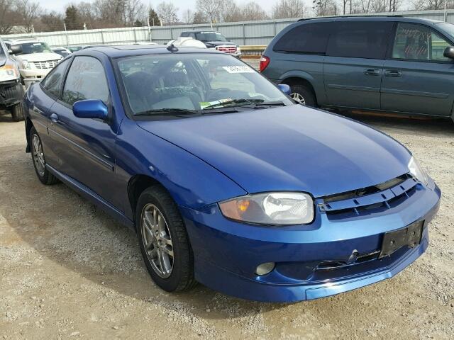 1G1JH12F037260231 - 2003 CHEVROLET CAVALIER L BLUE photo 1