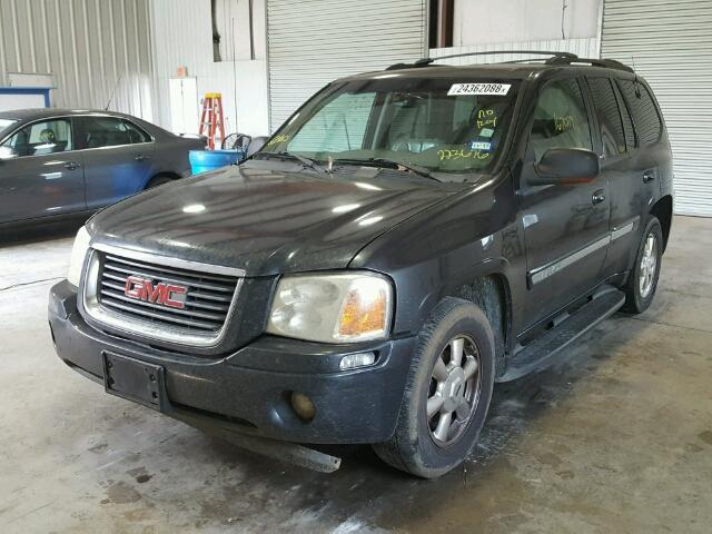 1GKDS13S332223676 - 2003 GMC ENVOY BLACK photo 2