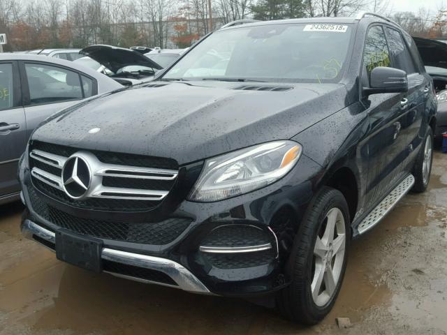 4JGDA5HB7GA653037 - 2016 MERCEDES-BENZ GLE 350 4M BLACK photo 2