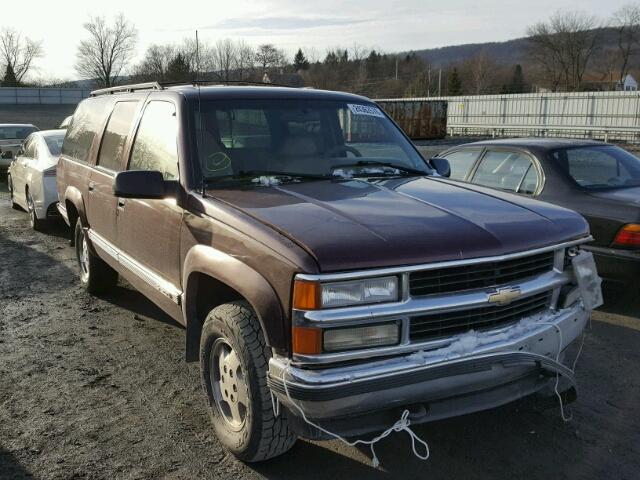 1GNFK16K7SJ419356 - 1995 CHEVROLET SUBURBAN K BURGUNDY photo 1