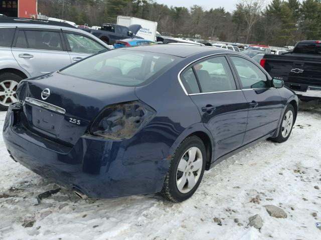 1N4AL21E38N410927 - 2008 NISSAN ALTIMA 2.5 BLUE photo 4