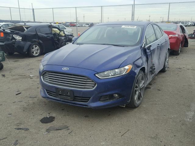 3FA6P0K93GR277548 - 2016 FORD FUSION TIT BLUE photo 2