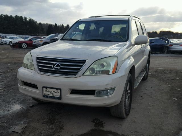 JTJBT20XX30005894 - 2003 LEXUS GX 470 CREAM photo 2