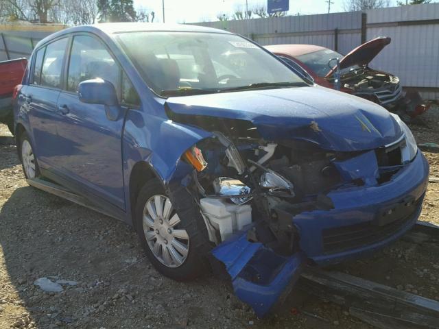 3N1BC13E48L375923 - 2008 NISSAN VERSA S BLUE photo 1