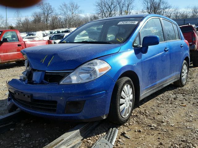 3N1BC13E48L375923 - 2008 NISSAN VERSA S BLUE photo 2