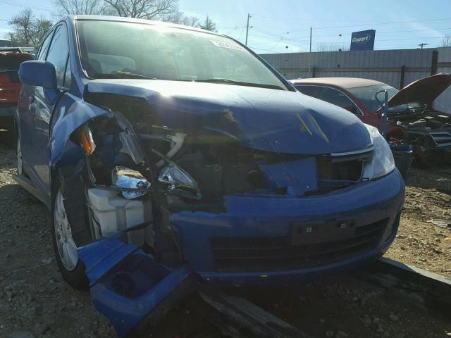 3N1BC13E48L375923 - 2008 NISSAN VERSA S BLUE photo 9