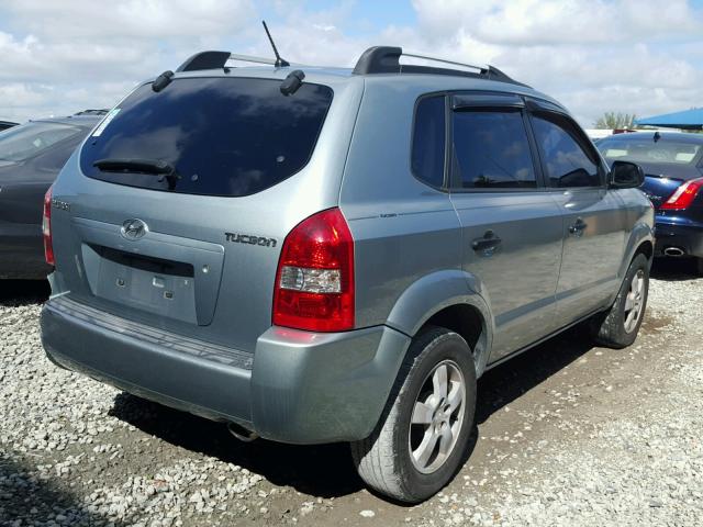 KM8JM12B86U477723 - 2006 HYUNDAI TUCSON GL GREEN photo 4