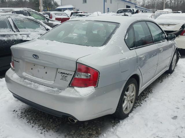 4S3BL626557227154 - 2005 SUBARU LEGACY 2.5 SILVER photo 4