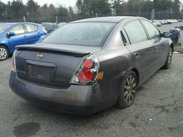 1N4AL11D95C254286 - 2005 NISSAN ALTIMA S GRAY photo 4