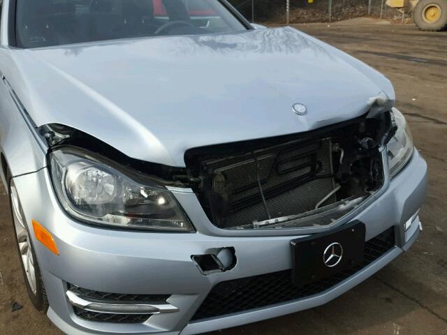 WDDGF4HB4DR272469 - 2013 MERCEDES-BENZ C 250 SILVER photo 9