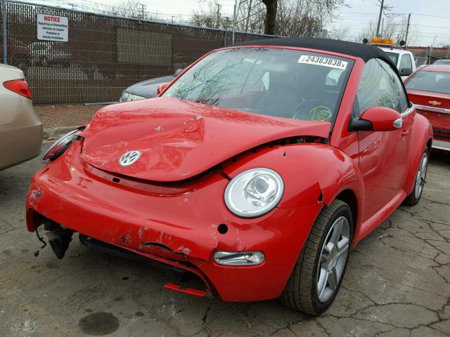 3VWCD31Y84M337460 - 2004 VOLKSWAGEN NEW BEETLE Qırmızı foto 2