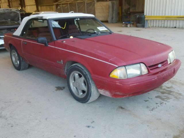 1FACP44E0NF144311 - 1992 FORD MUSTANG LX RED photo 1