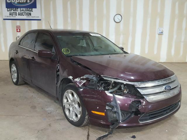 3FAHP0HG3BR338422 - 2011 FORD FUSION SE BURGUNDY photo 1