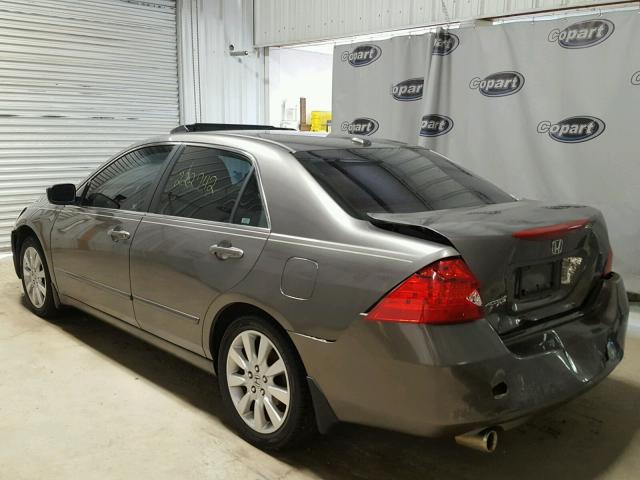 1HGCM66537A008879 - 2007 HONDA ACCORD EX GRAY photo 3