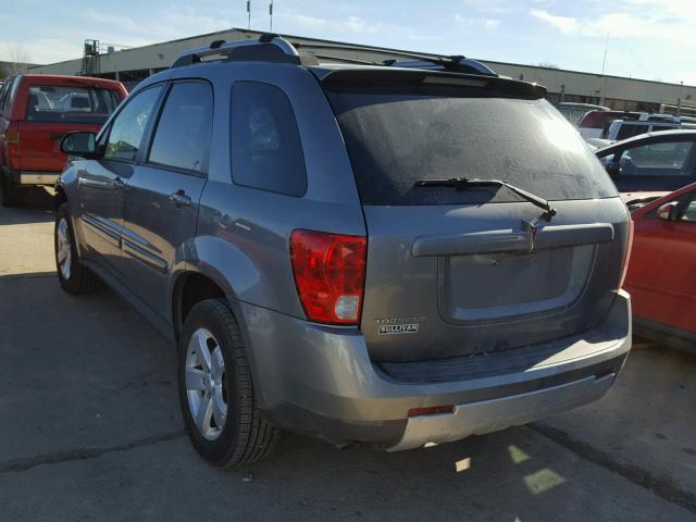 2CKDL63F266139129 - 2006 PONTIAC TORRENT GRAY photo 3