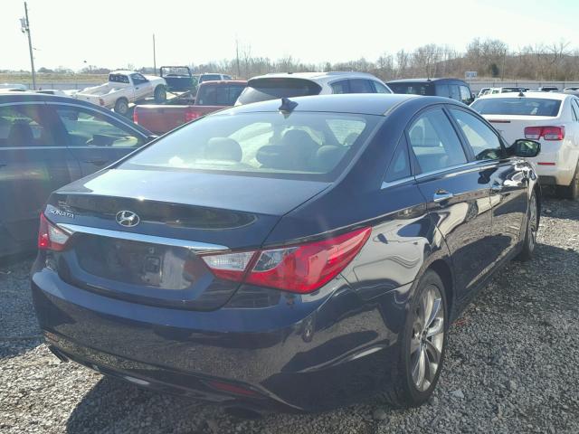 5NPEC4AC2CH408696 - 2012 HYUNDAI SONATA SE BLUE photo 4