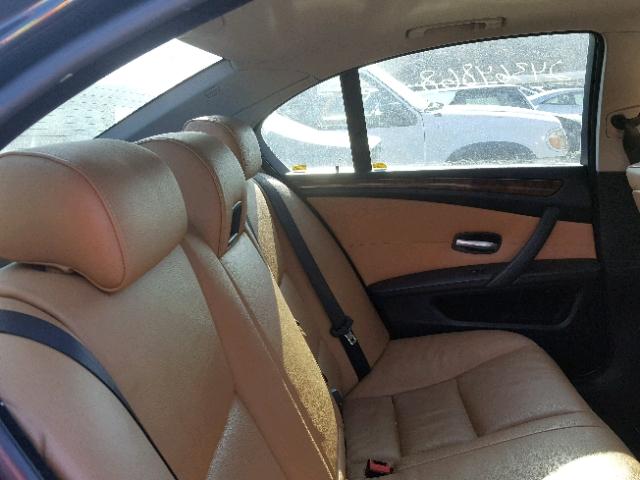 WBANV13598CZ59764 - 2008 BMW 528 XI BLACK photo 6