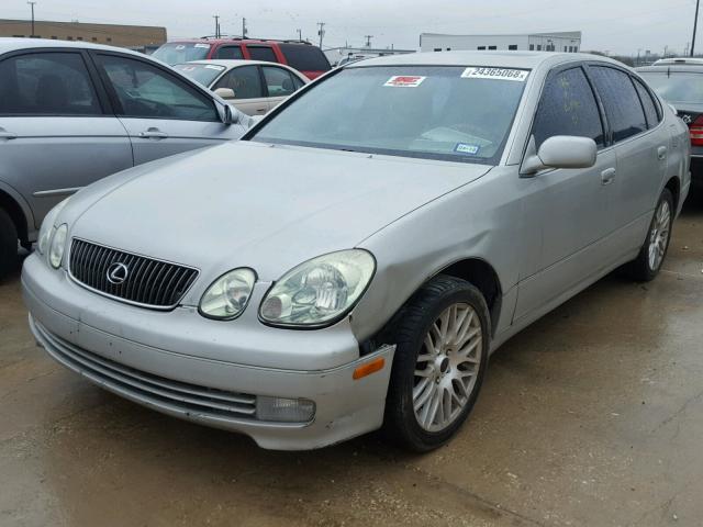 JT8BL69S910007794 - 2001 LEXUS GS 430 SILVER photo 2