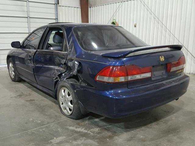 JHMCG56642C018180 - 2002 HONDA ACCORD EX BLUE photo 3