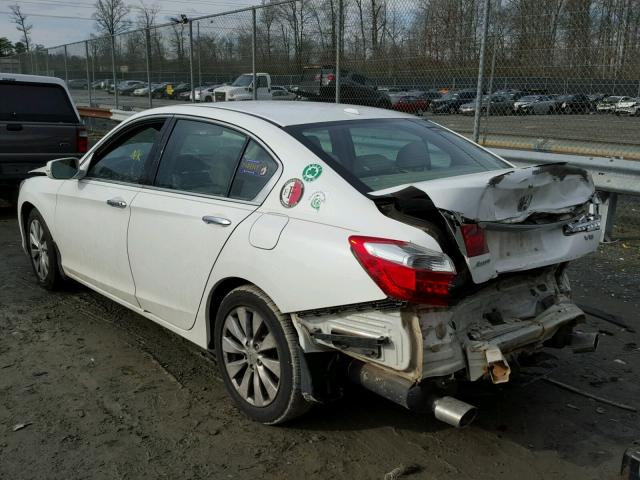 1HGCR3F82DA037912 - 2013 HONDA ACCORD EXL WHITE photo 3