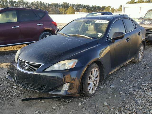 JTHCK262385022597 - 2008 LEXUS IS 250 BLACK photo 2